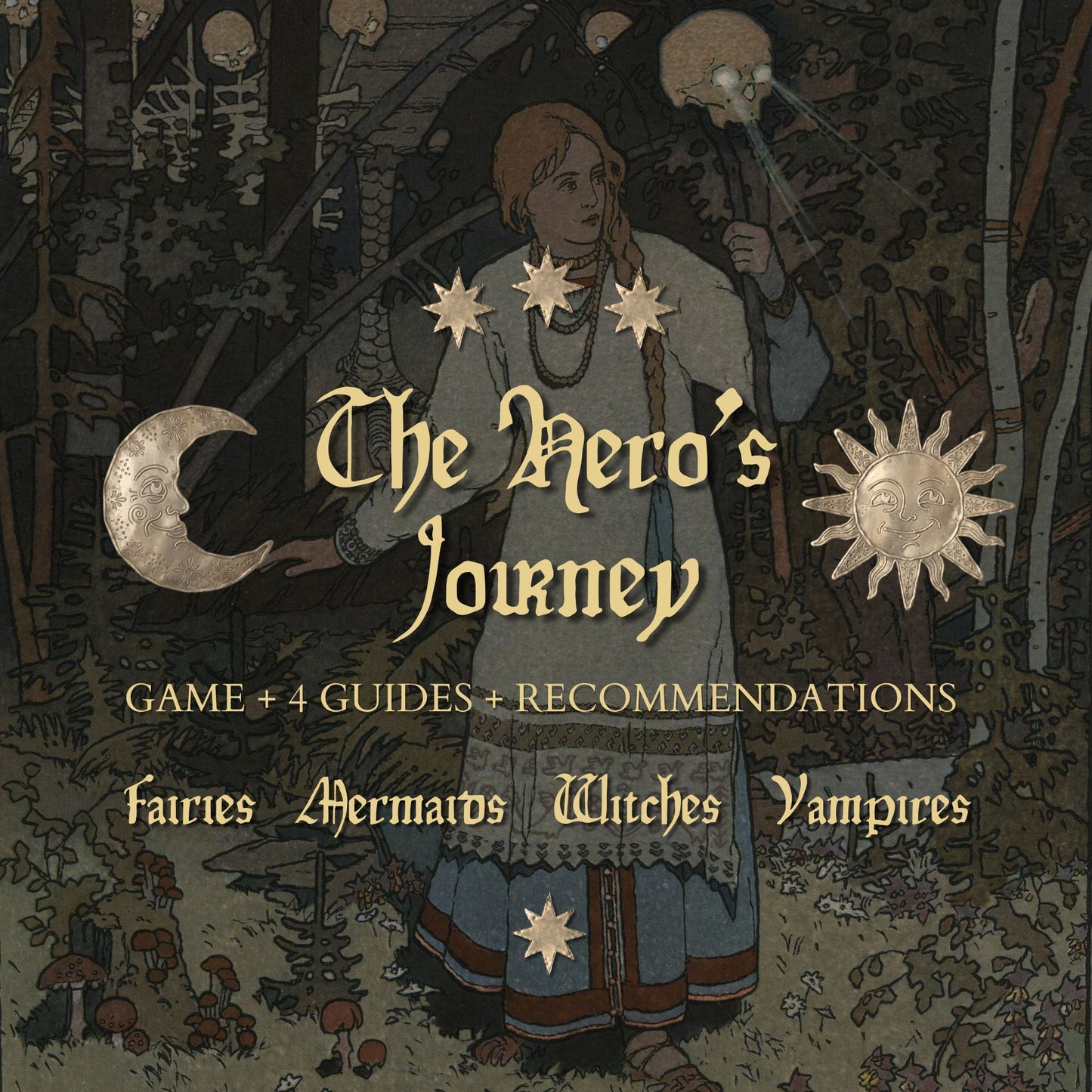 Hero’s Journey Game + 4 guides + recommendations inside