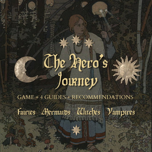 Hero’s Journey Game + 4 guides + recommendations inside
